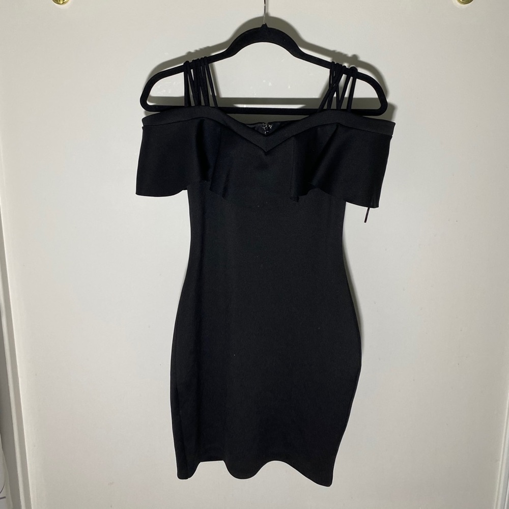 Black Bodycon Dress - Picture 2 of 8